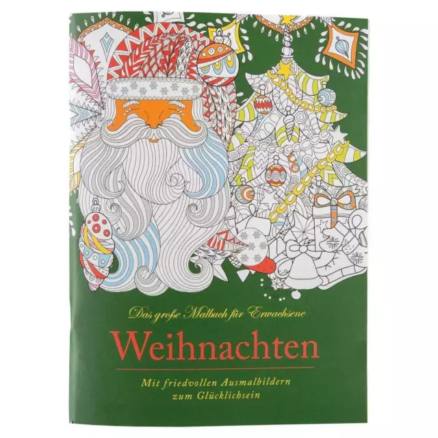 Idena Malbuch für Erwachsene Weihnachten, 64 Seiten