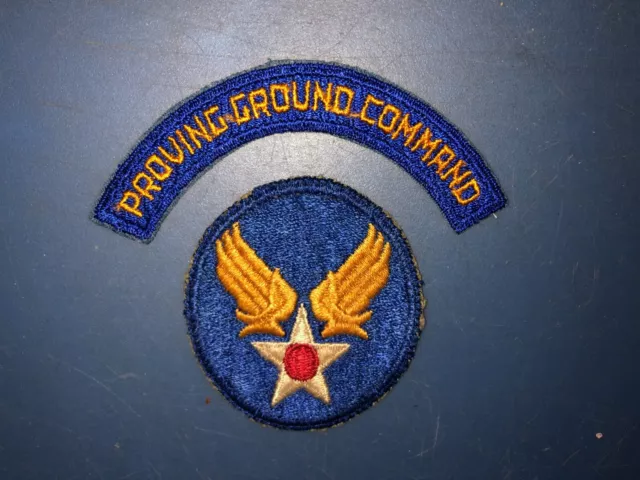 World War II US Army Air Force PROVING GROUND Command AAF With Tab Patch