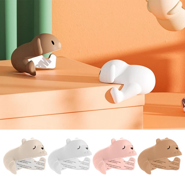 4Pcs Child Baby Desk Table Corner Edge Protector Cute Bear Shape Soft Pads Guard