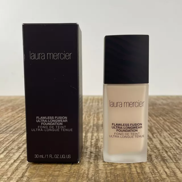 Base Laura Mercier Flawless Fusion Ultra-Longwear 1C0 Cameo 1 fl oz Nueva en caja