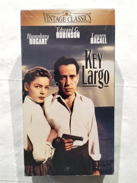 KEY LARGO - VHS 1997 Humphrey Bogart, Lauren Bacall Vintage Movie ...