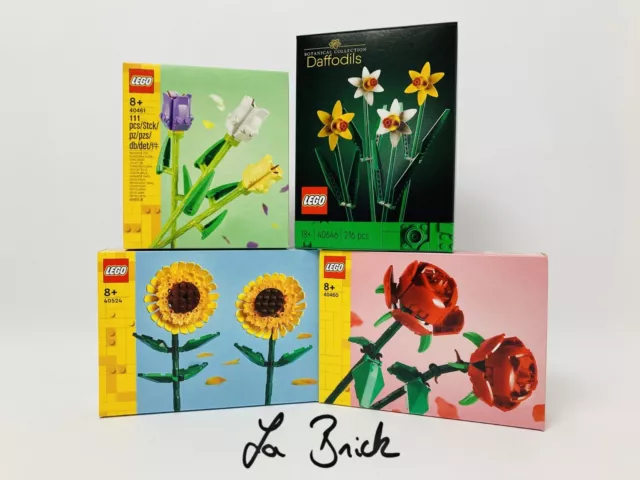 LEGO® - ICONS™ - mazzo di fiori - rose - tulipani - girasoli
