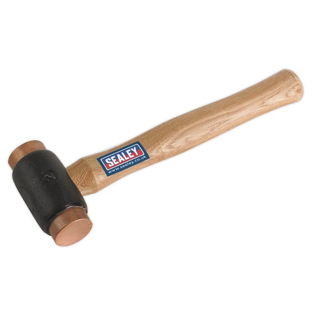 Sealey CFH03 Cuivre Face Marteau 1.2kg Noyer Blanc Tige