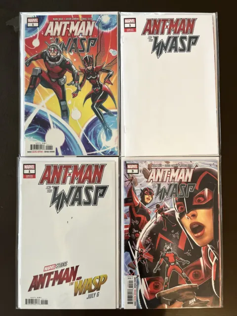 Ant-Man and the Wasp Marvel Comics Lot 2018 4 Issues #1 - 3 NM-
