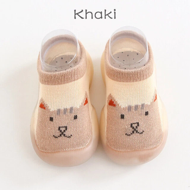 NUOVE pantofole antiscivolo calde bambini bambina bambini bambini piccoli calze scarpe di cotone 3