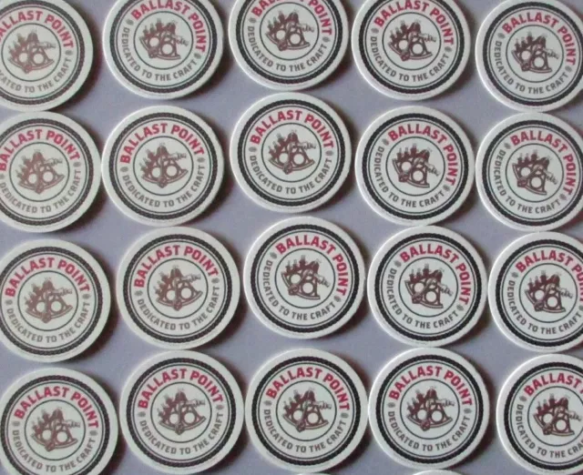 NEW (20) Ballast Point Dedicated To The Craft Beer Bar Coaster Man Cave Pub IPA