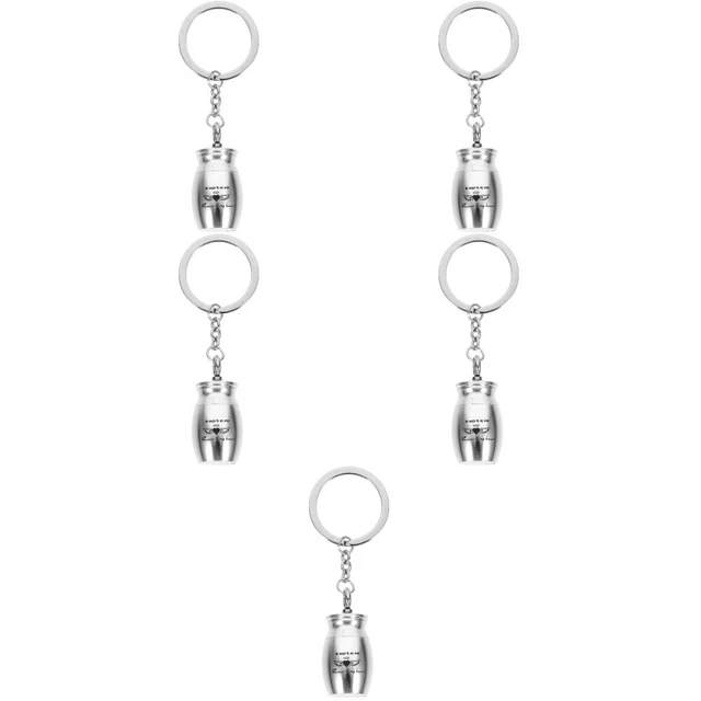 Set di 5 Collana Urna Flaconcino per Ceneri Keepsake Oro Borse
