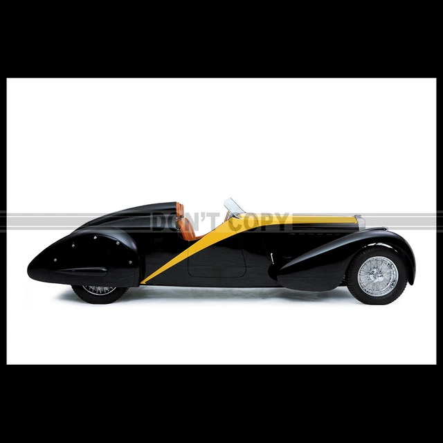Maquette 1/43 Bugatti Type 57 Cholmondley – VROOM – KIT à Peindre Et Coller (LUXCAR)