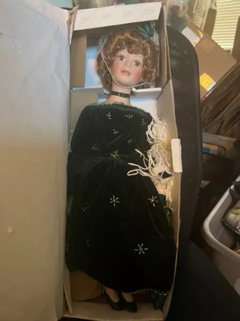 Heritage Signature Collection Heather Holiday Porcelain Doll #80026