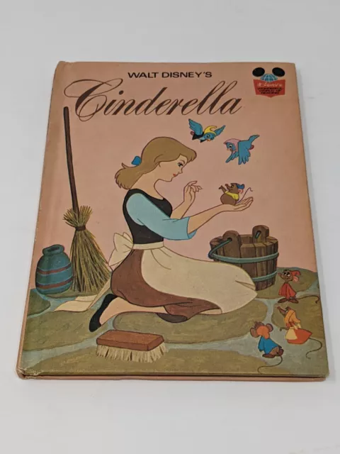 Walt Disney's Cinderella Vintage Hardcover 1974