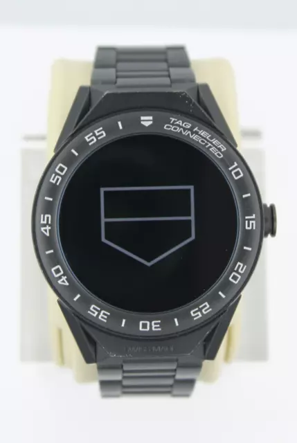 Tag Heuer Connected SBF8A8013.80BH0933 Smart Watch Mens Black Titanium 45 Rare