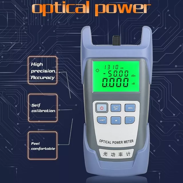 AUA-7/AUA-5 Optical Power Meter Cable Tester -70dBm~+10dBm/-50dBm~+26dBm