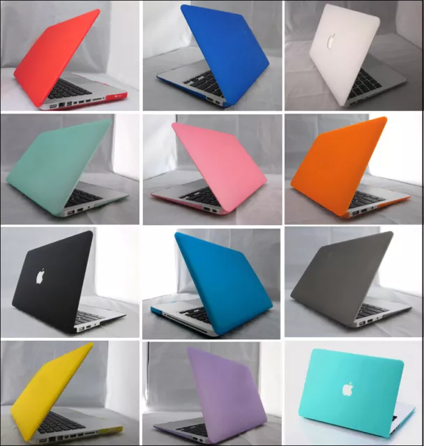 Rubberized Hard Case Frosted Matt Cover for MacBook Air White Pro 11 13 14 15 16