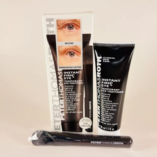 Ajustador de ojos temporal instantáneo Peter Thomas Roth Firmx de 1 oz cepillo libre-NUEVO