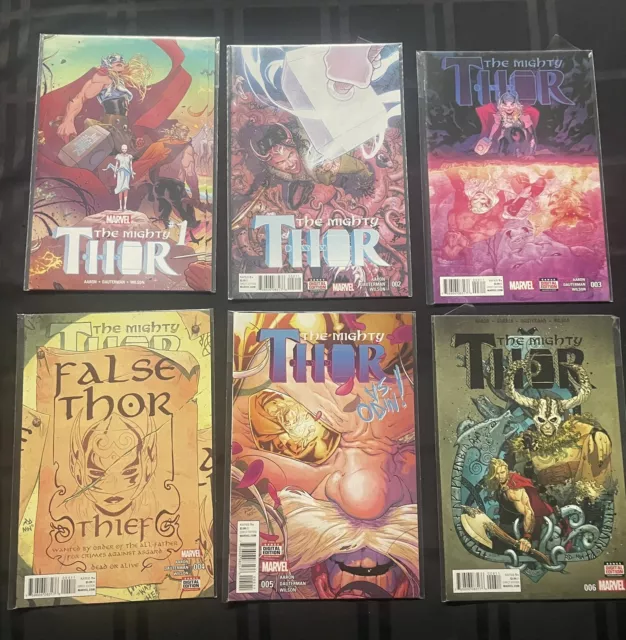 The Mighty Thor 1-23, 700-706 Jane Foster Marvel 2015 Aaron Dauterman VF+