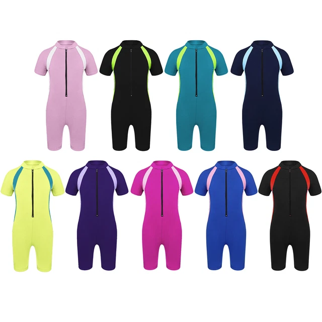 Costume da bagno bambina ragazzi estate costumi da bagno corti costume in neoprene bambini costume da bagno
