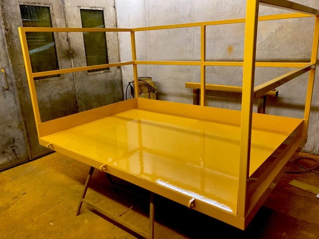 Loading Platform Typical Depth FORKLIFT LOADING PLATFORM Shipping Container Loading 2m Wide X 1.5m ...