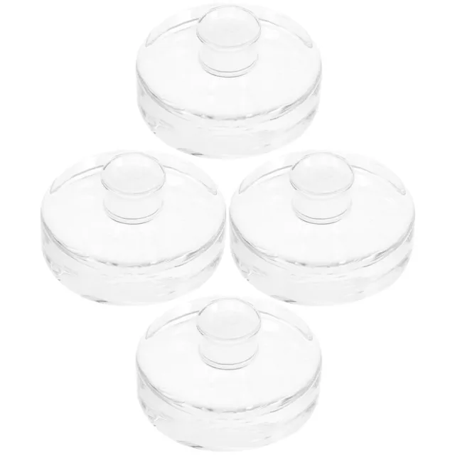 4 Pcs Fermented Glass Weights Fermenting Jar Lids for Pickles Can Canning