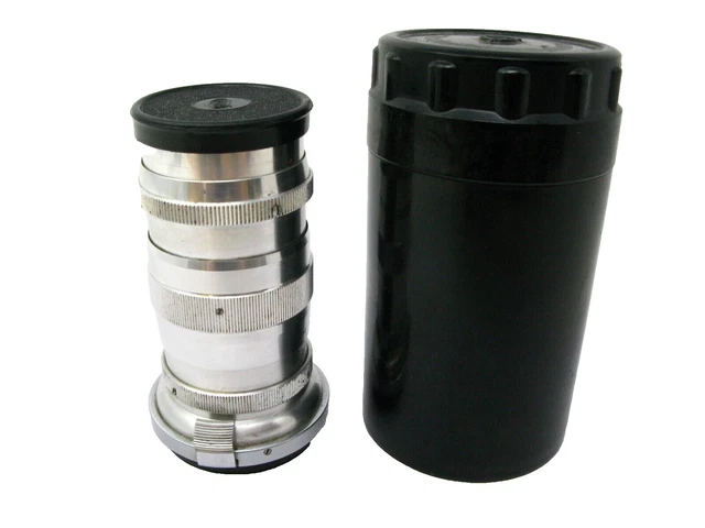 Lente Jupiter 11 135 mm f/4 para telémetro Kiev Inc estuche y tapas