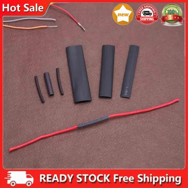 127pcs Heat Shrink Tubing Heat Resistance Electric Insulation Tight Seal for DIY