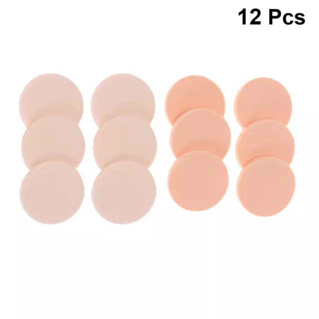 12 Pcs Facial Powder Sponge Esponjas Para Maquillaje Girls Round