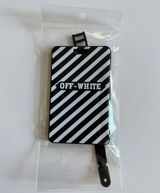 Off-white Black Classic Logo Trip Travel Handbag Baggage Luggage Tag