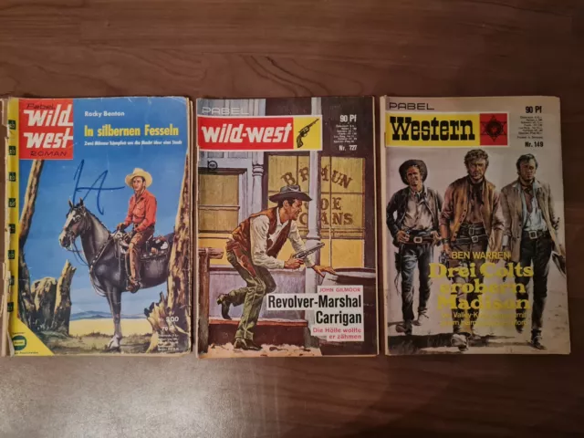 ### 2x PABEL WILD WEST WESTERN Nr. 149 + 727 Western Roman RAR ###