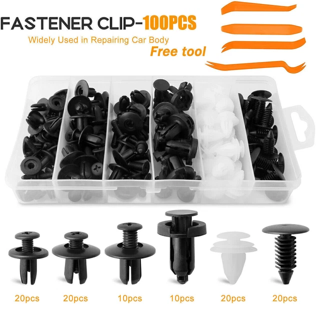 Accessories Clip Trim Car Push Pin Rivet Bumper Door Panel Retainer Fastener Kit