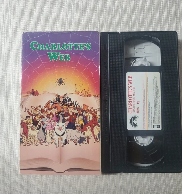 CHARLOTTE'S WEB VHS Movie McDonald's Special Limited Edition Promo 1993
