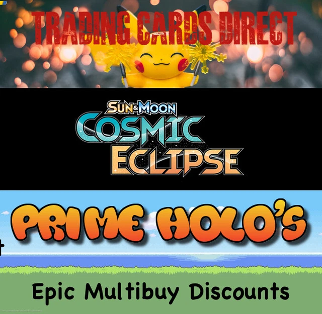 Sonne & (und) Mond kosmische Sonnenfinsternis - Prime Holo Folie Singles - Pokémonkarten