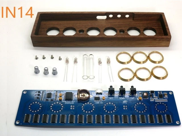 6 Pezzi. Tubi Nixie IN-14 Per Orologio 100% Testati USATI - Foto 3