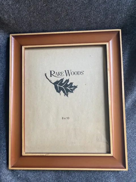RARE Woods Brown Picture Frame 10 1/4 x 12  1/4" Fits 8”x10” Made in Thailand