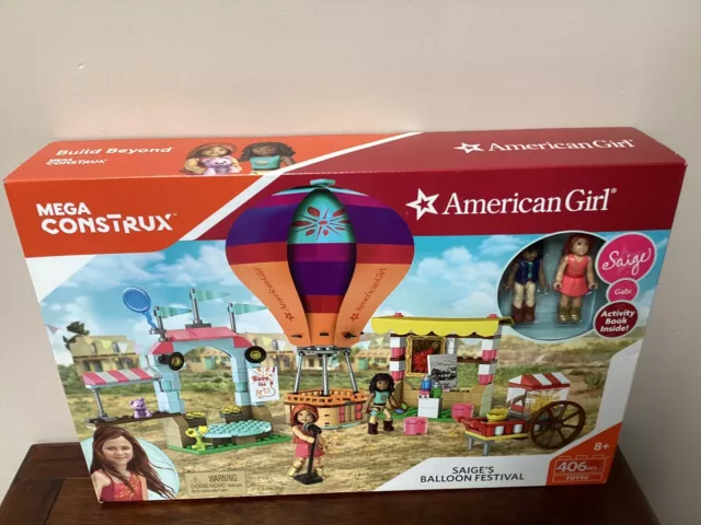 Mega construx american girl on sale saige's balloon festival construction set