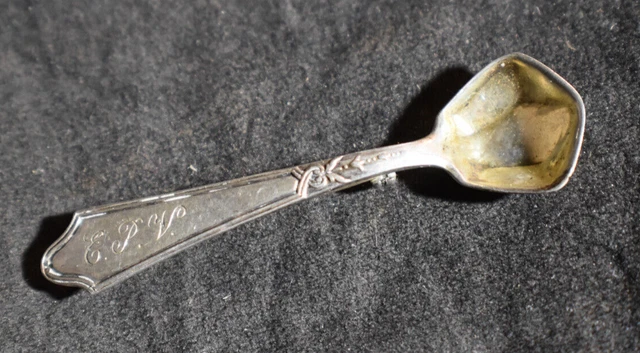 Antique sterling deals silver spoon pin