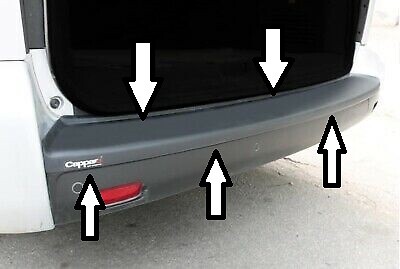 Per VW t5 PARAURTI POSTERIORE SENZA parcheggio 03-12 base compatibile OEM Qualità 