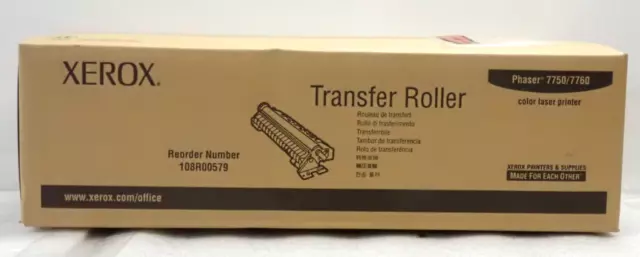 NEW Xerox Transfer Roller Black 108R00579 For Phaser 7750/7760