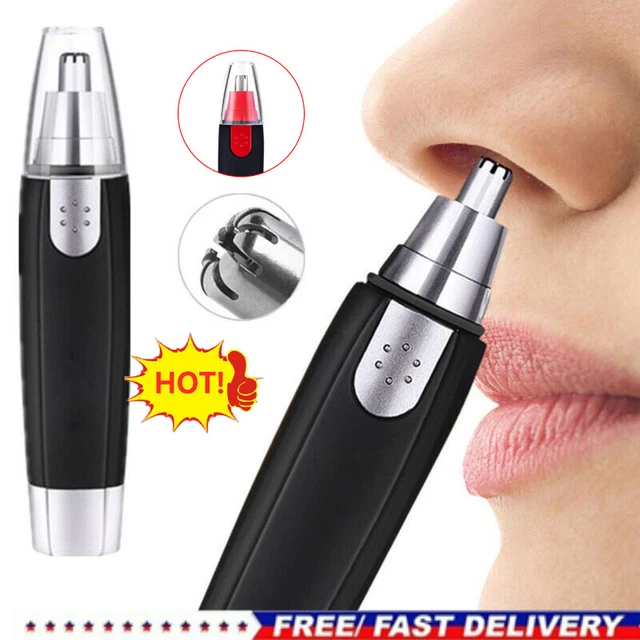 Tondeuse De Précision Sans Fil Pour Sourcils, Nez Et Oreilles - Couleur Rose - Alimentation Par Pile
