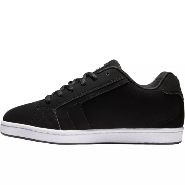 DC Shoes Mens Net Leather Low Rise Skateboarding Trainers Sneakers Shoes 2