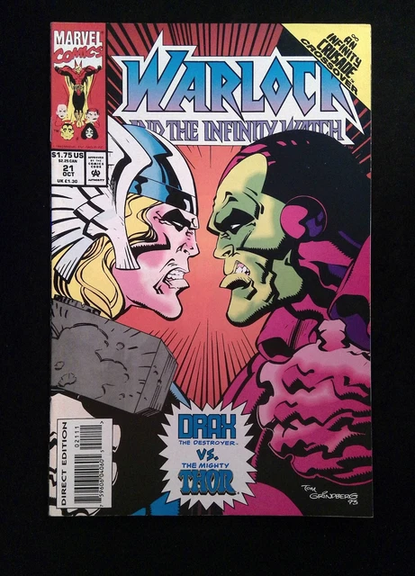 Warlock And The Infinity Watch #21  MARVEL Comics 1993 VF+
