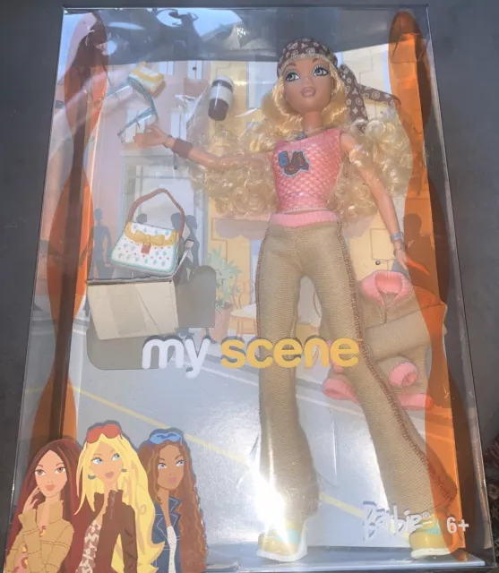 My Scene Rare Hanging out Barbie Doll Without DVD 2003 Early Doll (BNIB)