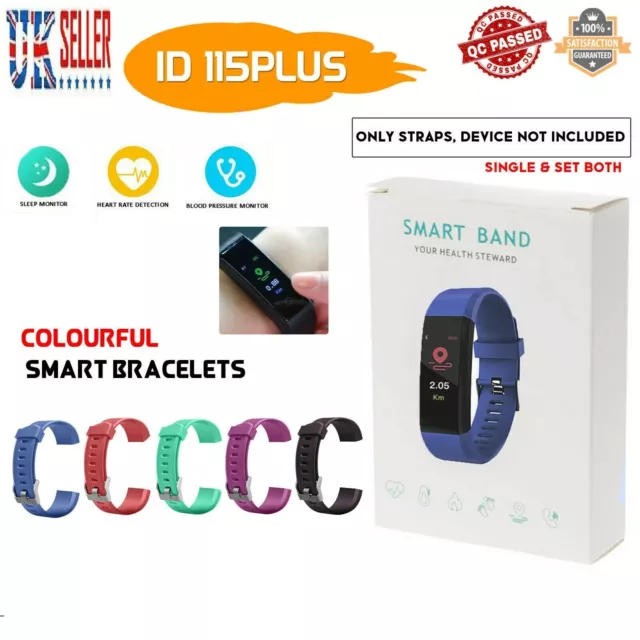 For ID115Plus Smart Watch Strap Wrist Band Watchband Replacement Accessory UK