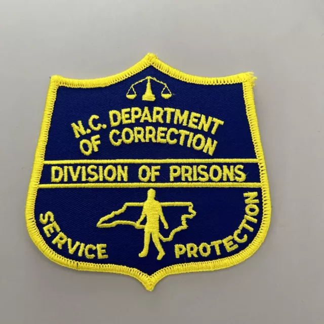 North Carolina Department Of Corrections  Police Patch Division Of Prisons