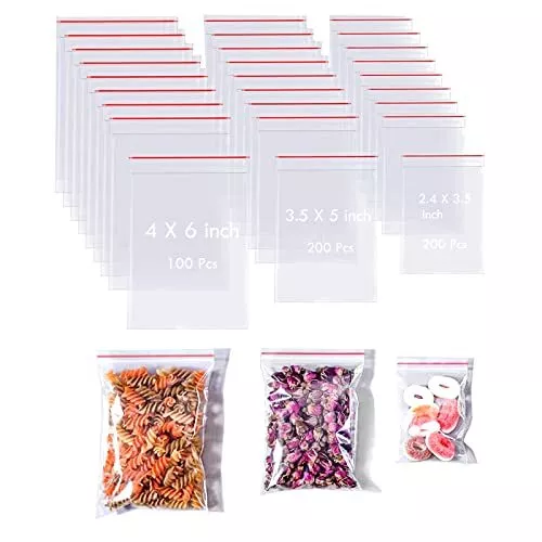 12510 Mini Ziplock Baggies Mixed Designs You Choose 100 bags 1.25x1 (Red  Dice)