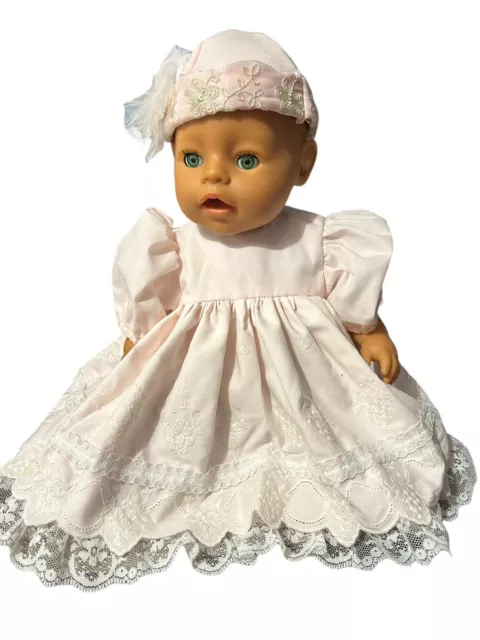 Zapf Creations Baby Born Doll Drink Wets 2013, green Eyes, Untested 16"