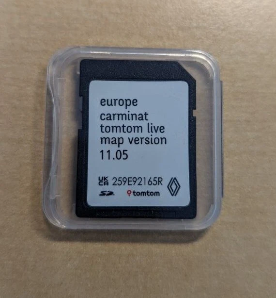 GPS Kartenupdate Europa 2025 Für Renault TomTom Carminat - SD Karte Version 11.45