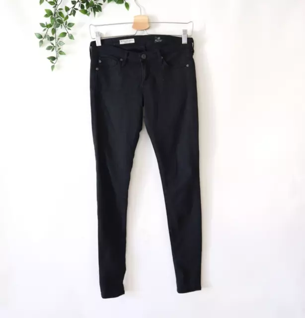 AG Adriano Goldschmied The Absolute Legging Extreme Skinny Black Jeans Size 25
