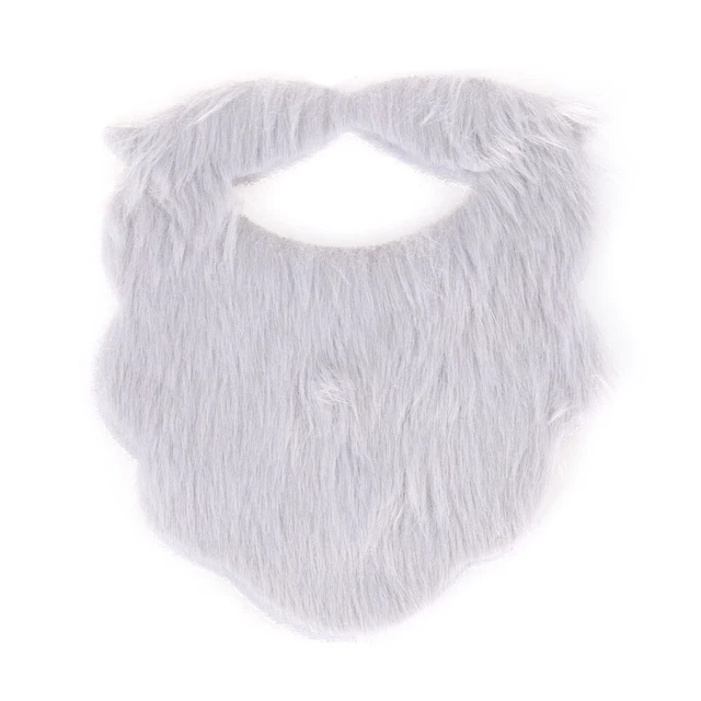 Costume di Babbo Natale barba bianco abito di fantasia fare oggetti di scena
