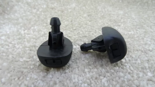 Peugeot Water Spray Jet Washer Nozzle Black For Front Windshield