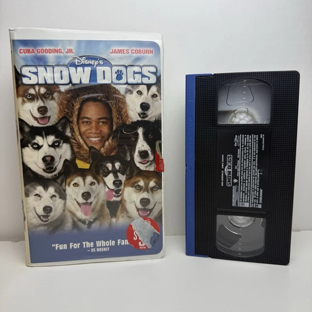 SNOW DOGS VHS 2002 Disney Video Tape Gooding Jr Insert VTG Clamshell £4 ...