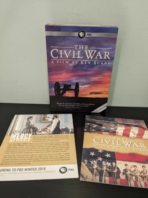 The Civil War DVD A Film by Ken Burns  PBS Box Set Excellent Condition Fast Ship